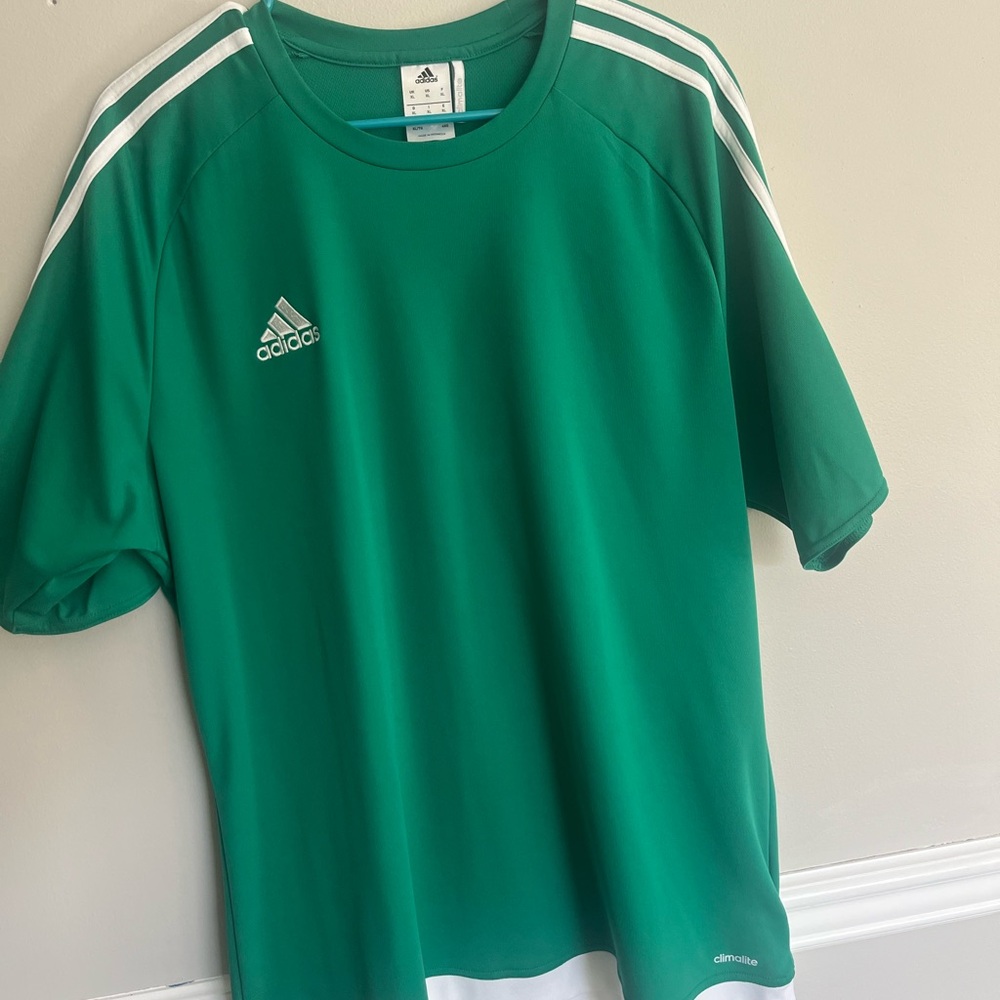 Adidas Men’s Green Sports Shirt